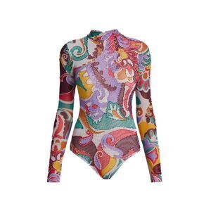 PatBo Daydreamer Beaded Bodysuit in Multi -NWT- Beautiful Beading MSRP $550 Sz M
